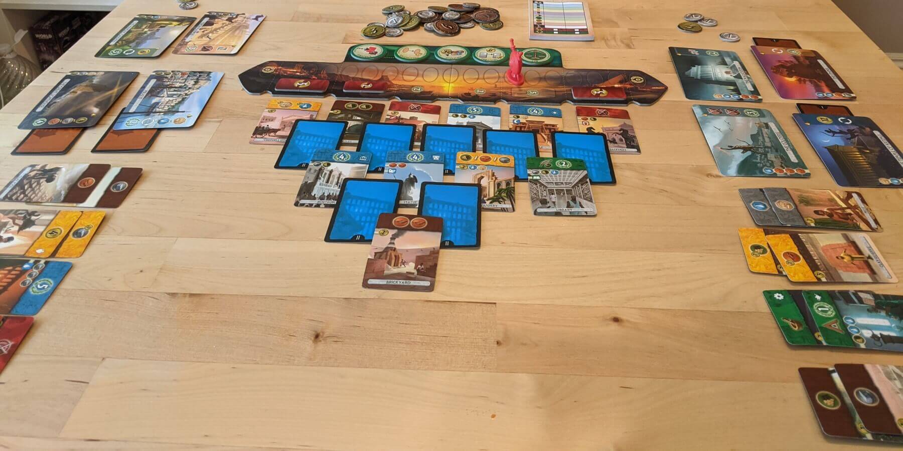 7 Wonders Duel Two Player Board Game
