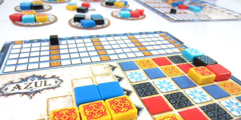 Azul board game player board