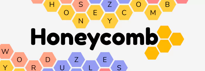 honeycomb, a solo word puzzle played on a hex grid