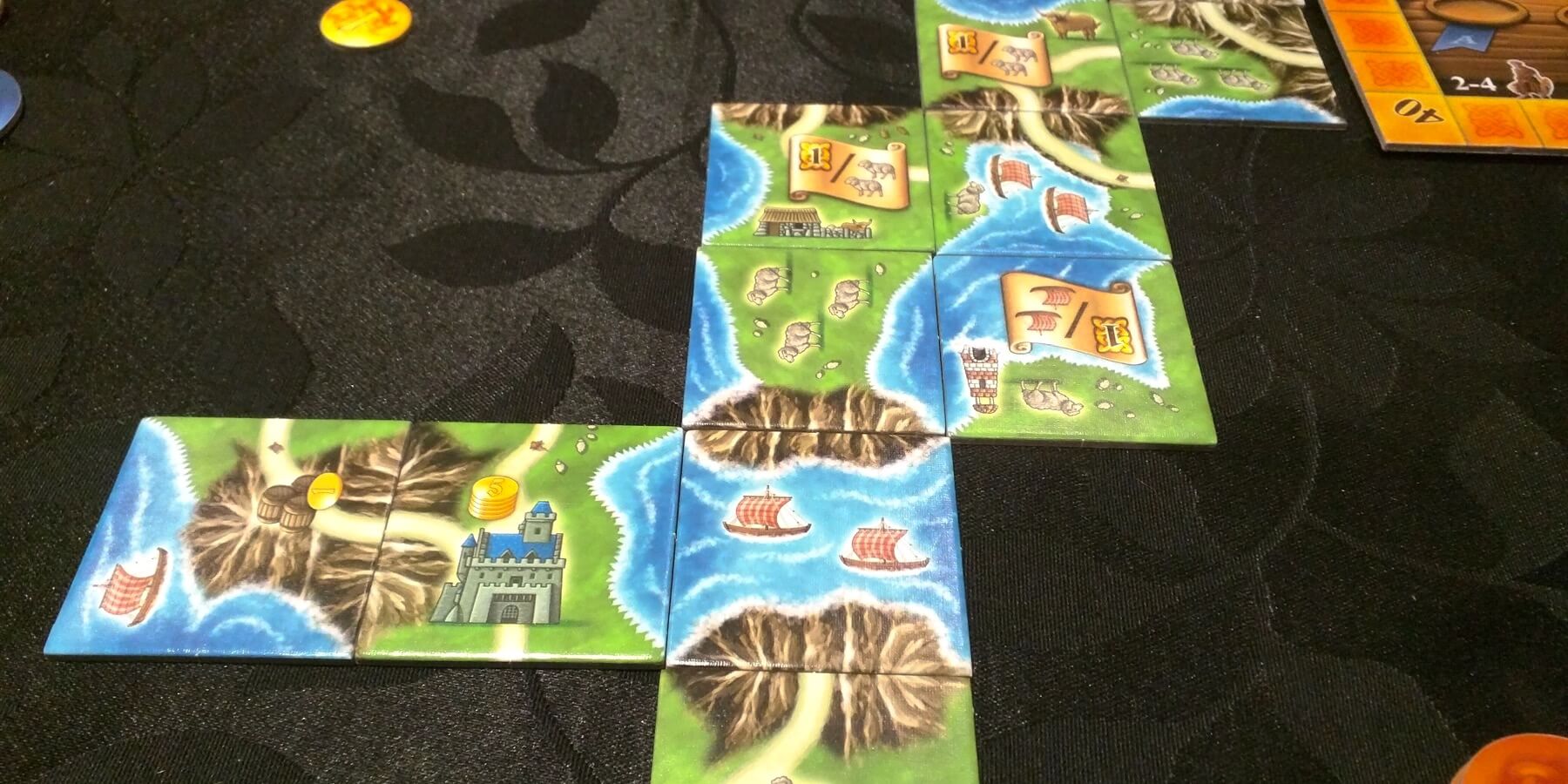 Isle of Skye: From Chieftain to King board game showing a hand of cards