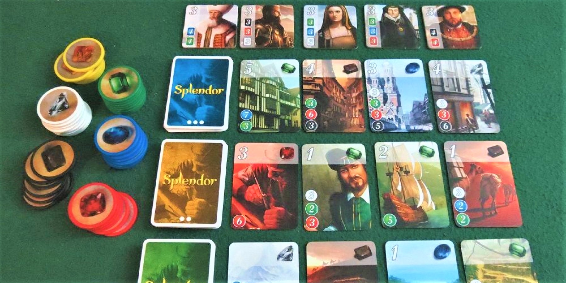 Spendee - Alternative to Splendor - Online Board Game